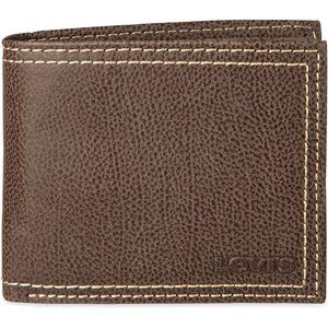 Men's Slim Bifold Wallet contains 9 card slots 2 slip pocket 1 large bill wallet